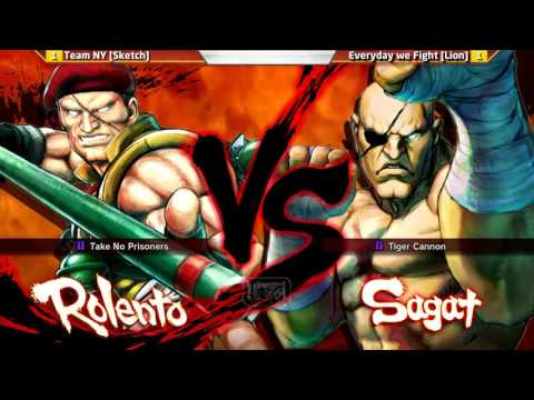 USF4 Teams @ DTN2015 - Team NY vs Everyday we Fight [720p/60fps]