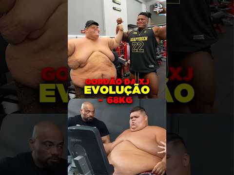 Evolution of the XJ fat guy in the project 👏👏👏👏….. #shorts #renatocariani #weighttraining #xjfatguy