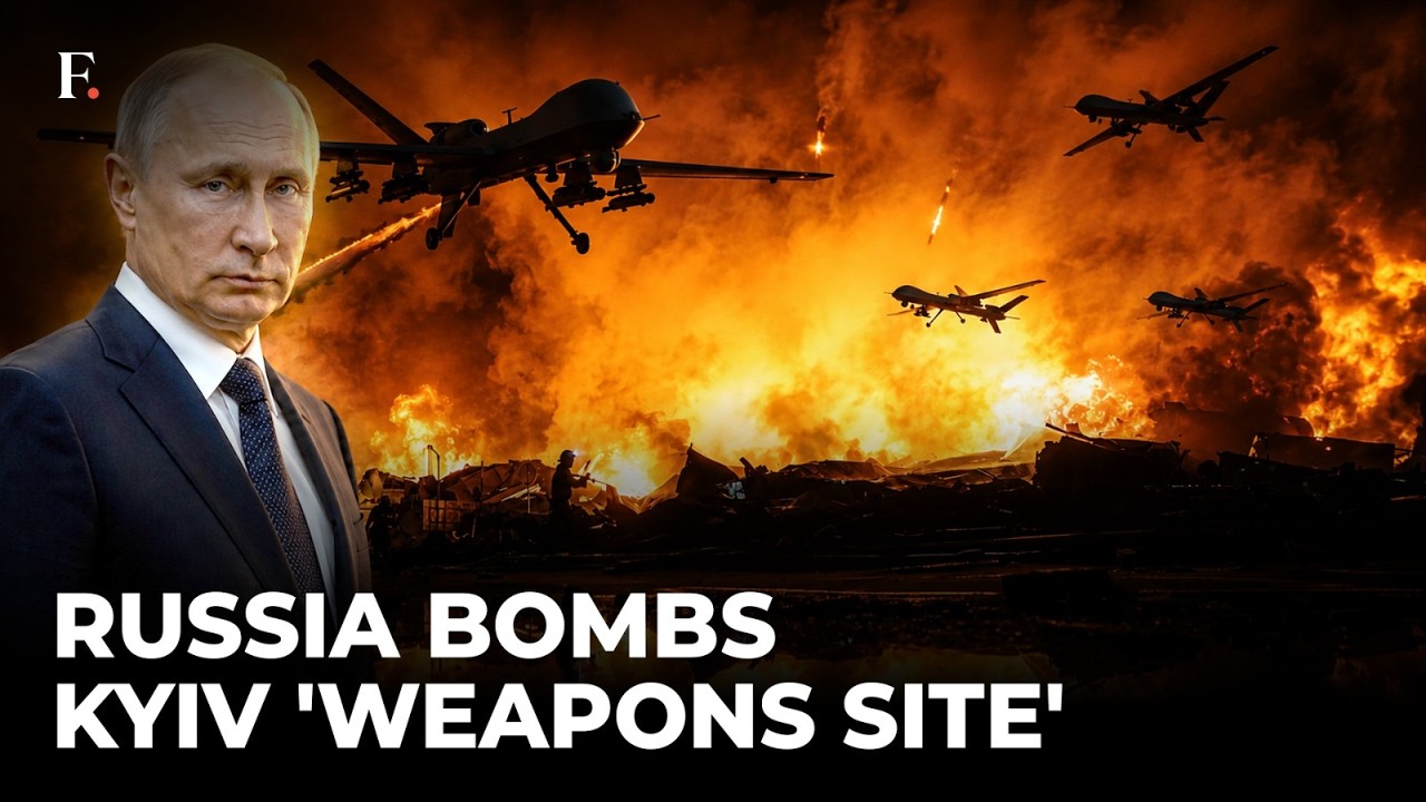 Russia Drone Strike Kills 37 Near Kyiv | Blows Up Warehouse | FP Video