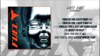 Fuel - Last Time (Karaoke) with Lyrics