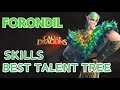 Forondil Skills and Talent Tree Build @callofdragonsgame