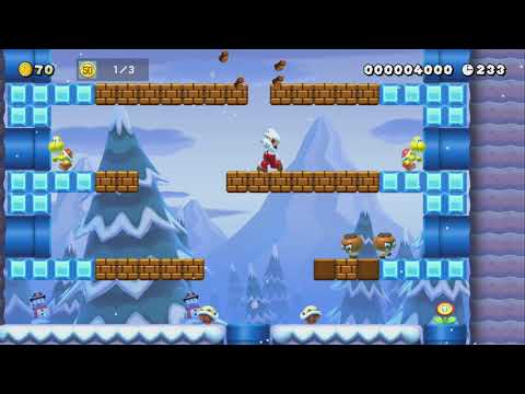 ice-world by FeiCW - Super Mario Maker 2 - No Commentary 1bw
