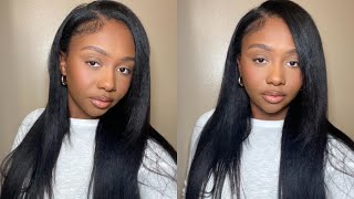 The MOST Natural V-Part! Wig | Side Part Install | Ft. UNice Hair