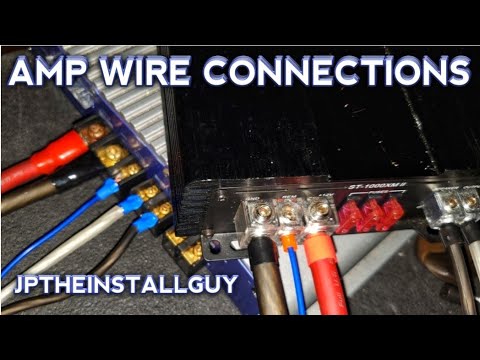 How to install power wires to your amp
