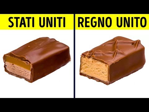 10+ Cibi Popolari che negli Stati Uniti sono Diversi