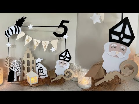 Frame met lichtjes voor de Sint