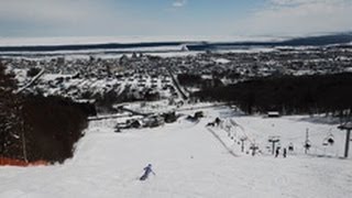 preview picture of video '北海道・紋別市営大山スキー場から流氷展望（2014/02/27）北海道新聞'