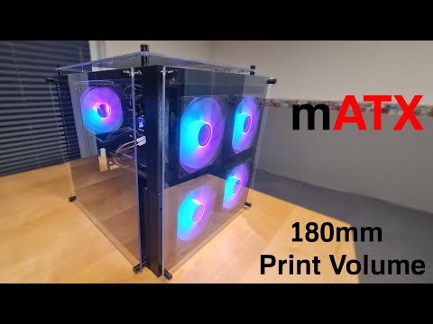 🖥️ LilCubey - mATX Acrylic Cube Pc Case・Free STEP File for 3D printing ...