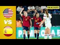USA vs Spain | All Goals & Extended Highlights | October 11, 2022