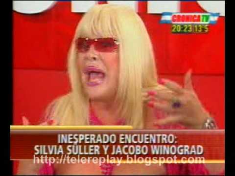 Jacobo Winograd y Silvia Suller en Crónica tv parte 1
