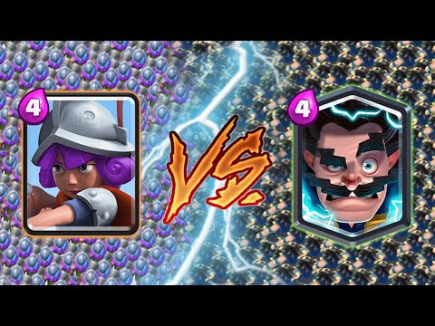 Musketeer Vs Electro Wizard - Clash Royale Challenge #263
