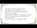 Augie March - Tasman Awakens Lyrics