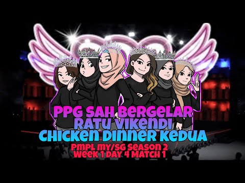 PPG WWCD Day 4 Match 1 | Ratu Vikendi | PMPL MY/SG Season 2 Week 1