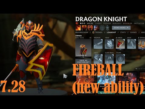 [DRAGON KNIGHT] Update 7.28 Aghanim's Shard (New Ability)