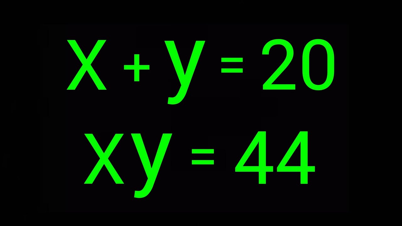 Germany | Can you solve this ? | A Nice Math Olympiad Problem (x,y)=?