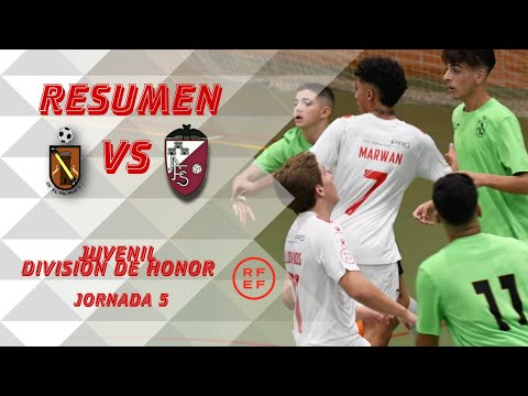 Resumen El Palmar FS - Albacete FS (3-5). JUVENIL DIVISIÓN DE HONOR/ Jornada 5