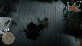 Martha's Swain -Dead woman in Cabin - jewelry and cigarette card - Red Dead Redemption 2 - in HD