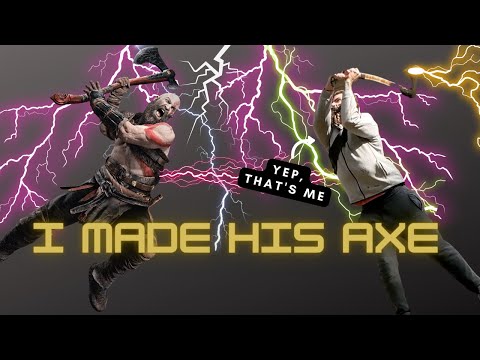 God of war axe, building Kratos' leviathan axe