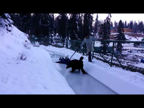 Best Funny Video Clip 2015 : Boy slips on Snow ! Must See !