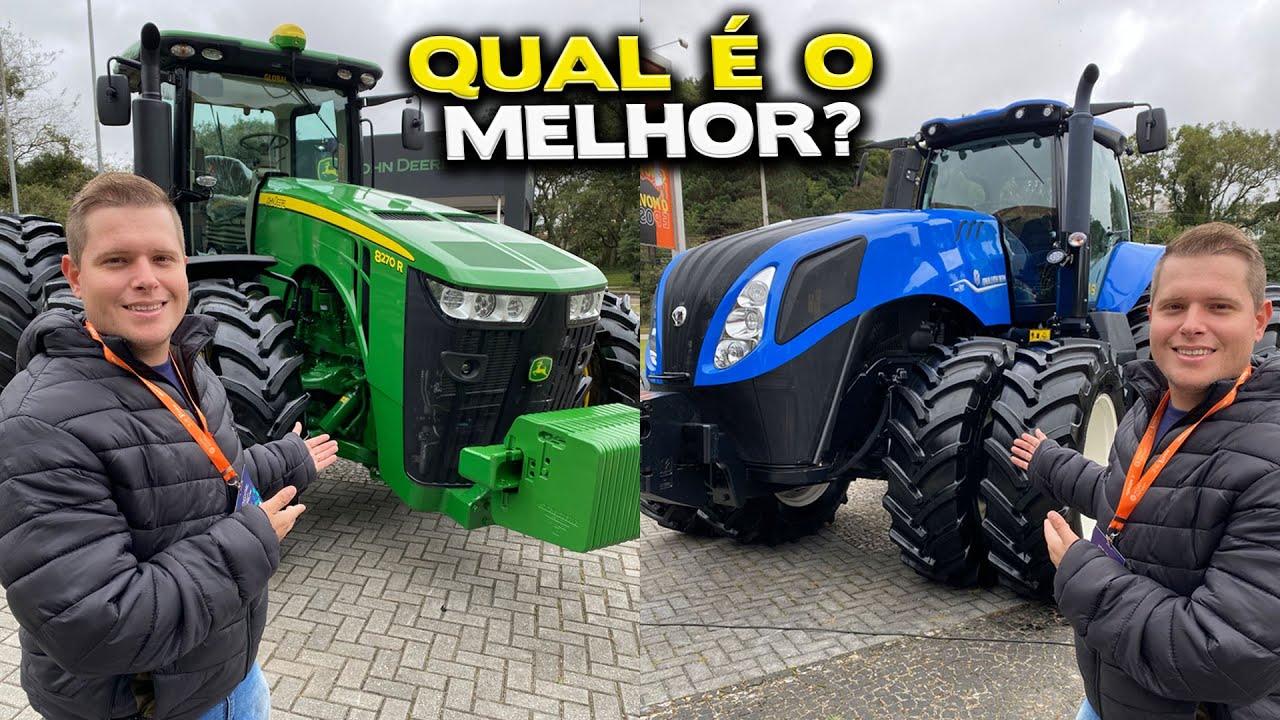 John Deere 8R ou New Holland T8, QUAL É O MELHOR TRATOR? | Visita a Digital Agro em Curitiba