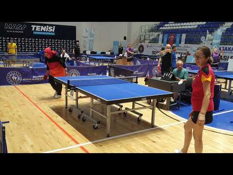 Bandırma Veteran 50-59 Kadın Final / Ebru Banı Erdoğan 1 - 3 Fulya Diker