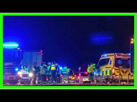 Polisbil påkörd bakifrån på E4