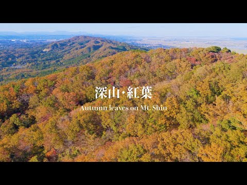 【4K】山元町の秋を空から｜深山を彩る紅葉の絶景【宮城県山元町】