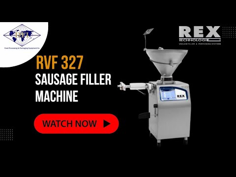 RVF 327 Sausage Filler Machine to Boost Your Food Production | Food Processing Machine@drfroebindia