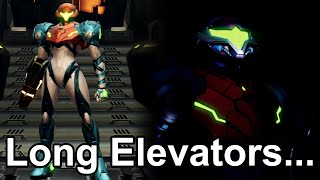 Metroid Dread's Elevators are long...