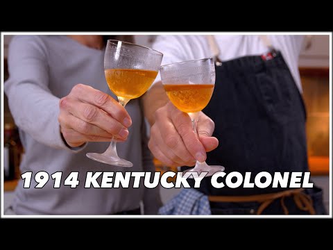 1914 Kentucky Colonel Cocktail By Jacques Straub of the Pendennis Club