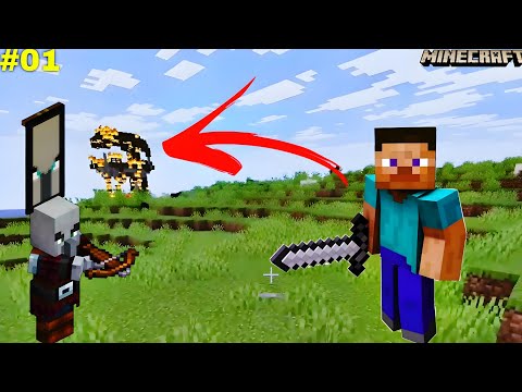  I Burned a Pillager Outpost on Day 1 in Minecraft Survival  🔥🏹 | Survival Challenge | #minecraft 