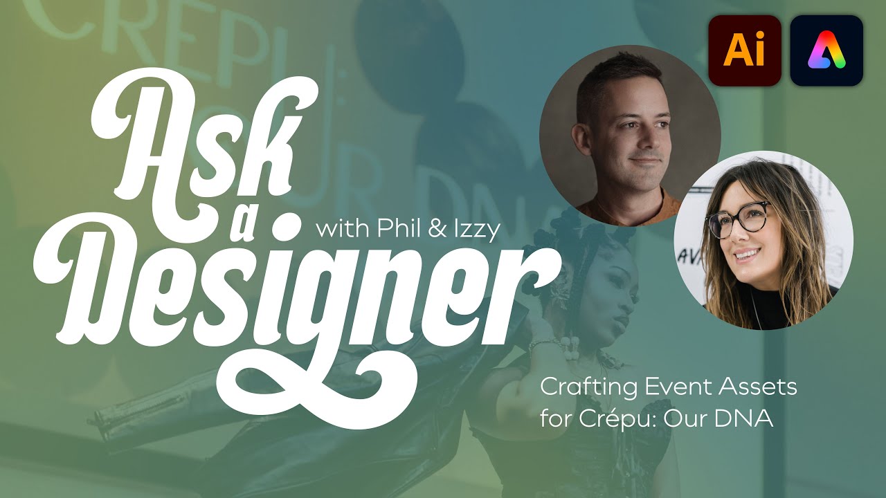 Ask a Designer: Foldable Poster Design for Crépu: Our DNA with Izzy Poirier & Phil Pallen