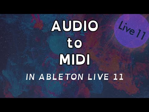 How To Convert Audio to MIDI in Ableton Live 11