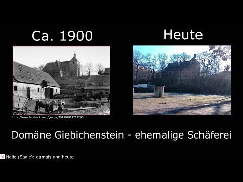 Halle (Saale) damals vs. heute #22