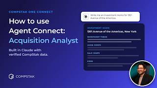How to use Agent Connect: Acquisition Analysts