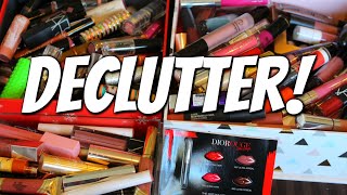 Lipstick Collection Declutter 2019 ~ About HALF Gone!
