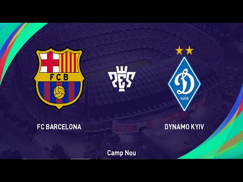 eFootball PES-2021(Barcelona vs Dynamo Kyiv)[Champions League]{05.11.2020}