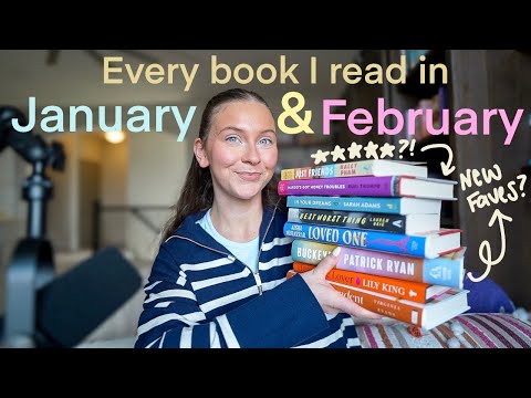 Every book I read in January and February ⭐️\ 5 star read, new faves, new releases