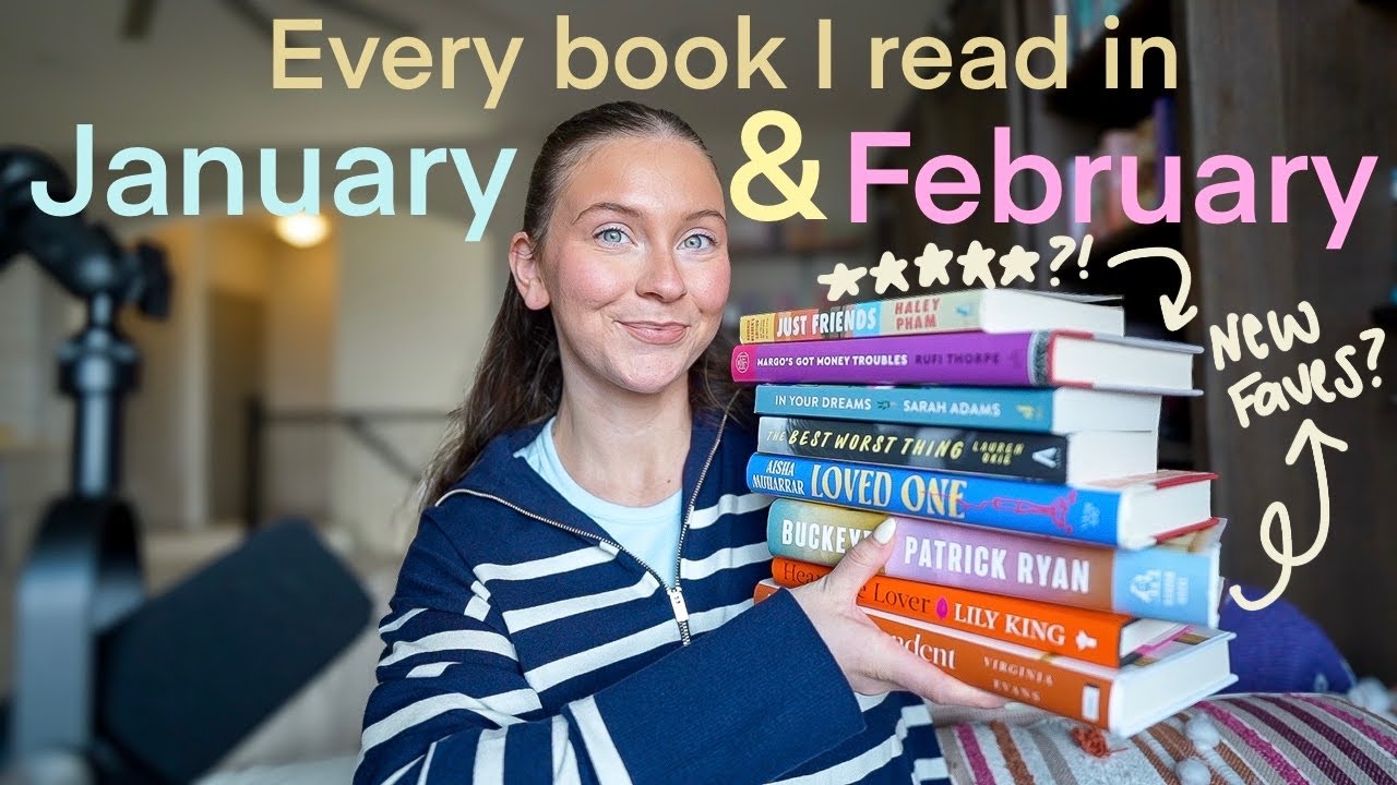 Every book I read in January and February ⭐️\ 5 star read, new faves, new releases