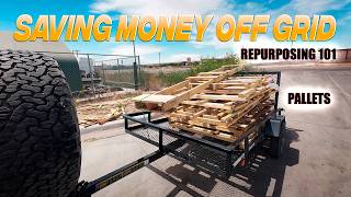 saving money with pallets | Off Grid Homestead Money saving moves
