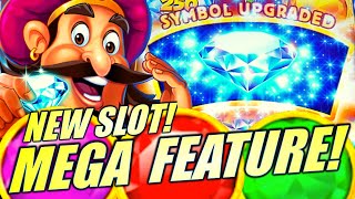 NEW! SHOW ME THE DIAMONDS!! 💎 MEGA FEATURE TWICE! RAOUL’S JEWELS (GEMSTONE FEVER) Slot Machine (AGS)