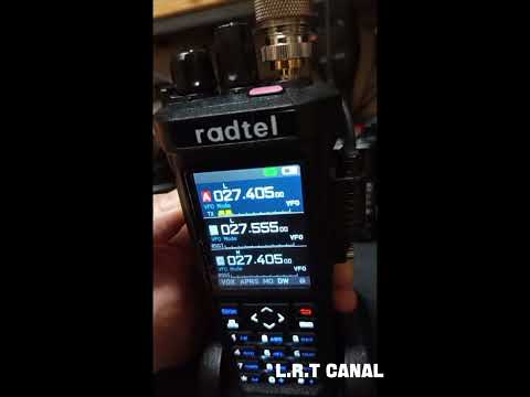 RADTEL 950 Plus QSO en CB 27.405 kHz Canal 40 FM