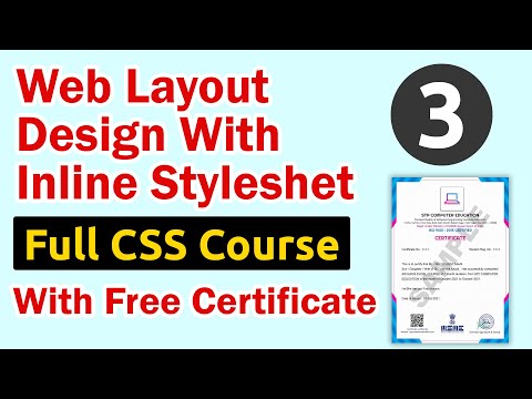 Web Layout Design With Inline StyleSheet