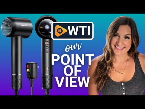 Ionic Hair Dryer High Speed Blow Dryer with 110000 RPM Brushless Motor Fast Drying - LED Display - WTI product video review