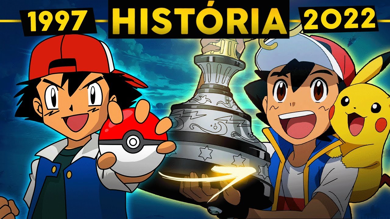 História COMPLETA || Pokémon (Clássico até Jornadas, de Kanto até Galar)