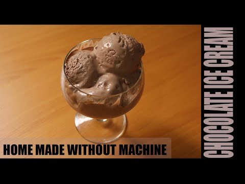 CHOCOLATE ICE CREAM WITHOUT MACHINE EASY AND YUMMY BY HAFSA