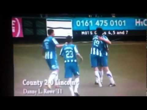 Danny L Rowe Against Lincoln 1st Goal