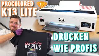 🏆T-Shirts drucken wie die Profis? Mein erster DTF-Druck