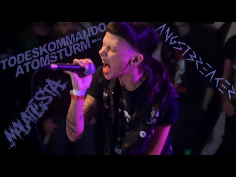 Todeskommando Atomsturm, Angstrbeaker Malatesta live in der Druckerrei 31.10.2019