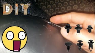 How To Remove Trunk Panel Rivet Clips With A Screwdriver